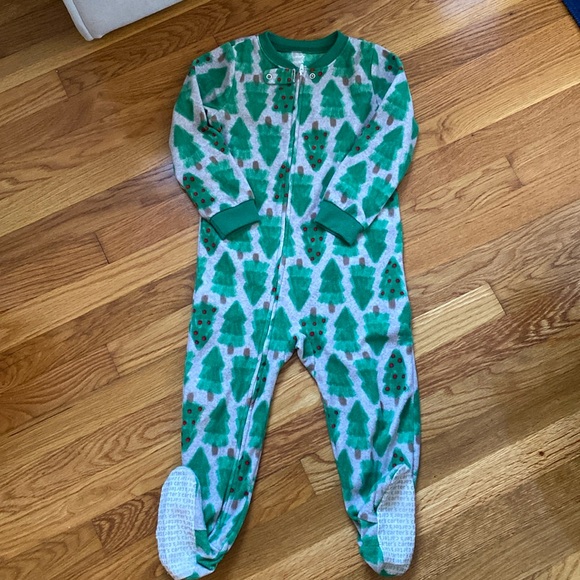 Footie Christmas Tree Pajamas! - Picture 2 of 4